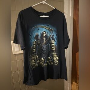 Men's Black Graphic T-Shirt